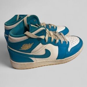 Nike Air Jordan High Top sneakers Turquoise blue EU 39 Size 6.5 youth 112073
